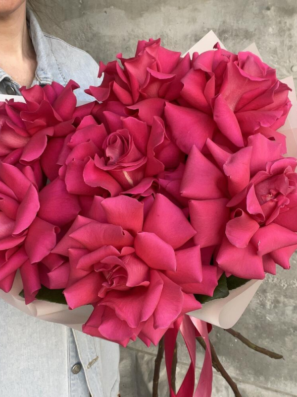 Монобукет из 7 ароматных французских роз