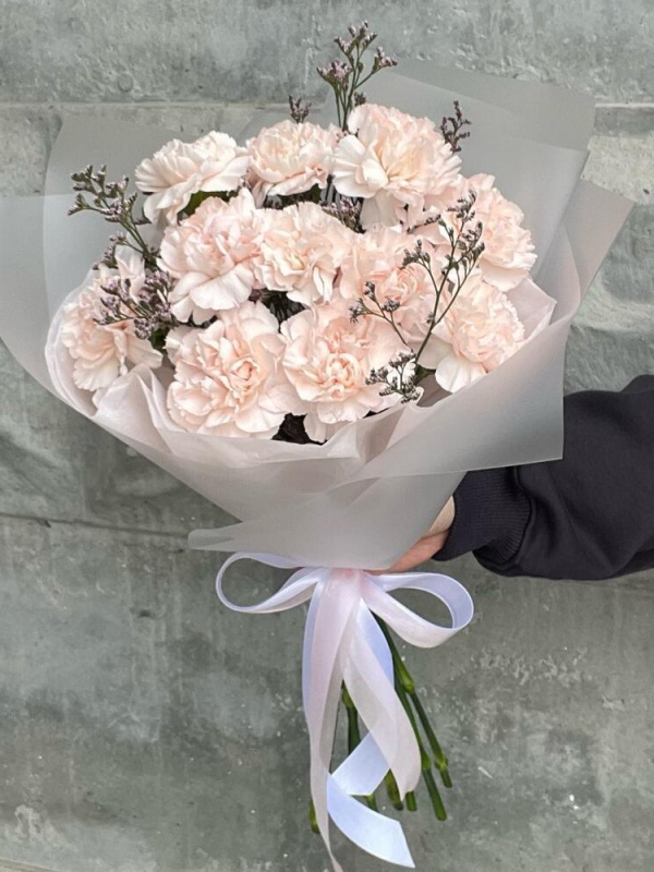 Монобукет из гвоздик