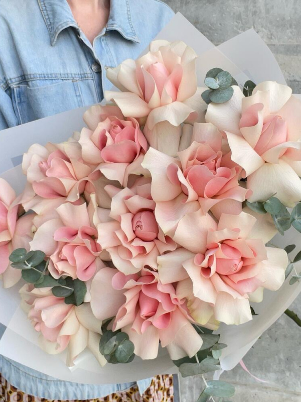 Монобукет из 11 французских роз